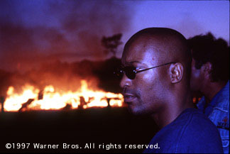 John on the Rosewood set