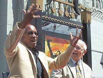 John hyping up the crowd