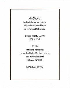 Celebration invite inside